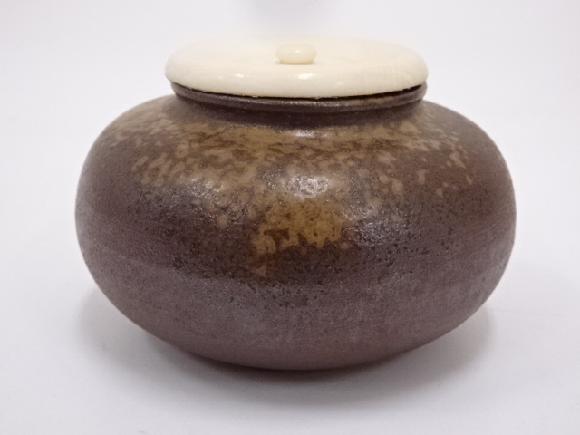 道具 ] - 道具 備前焼 木村陶峰造 胡麻内海茶入 □z | ネットショップ